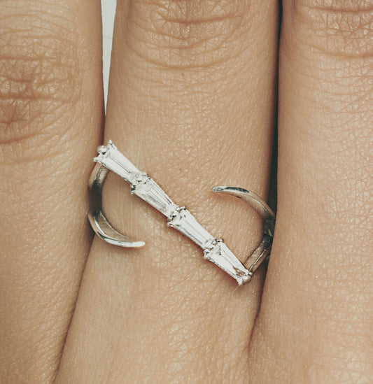 Baguette Shooting star Ring